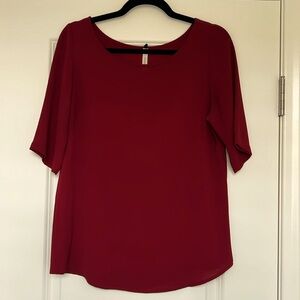 Women’s Medium Maroon Blouse- Chocolate Brand